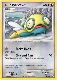 Dunsparce 47/123 Pokémon card from Mysterious Treasures for sale at best price