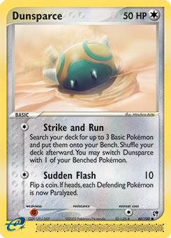 Dunsparce 60/100 Pokémon card from Ex Sandstorm for sale at best price
