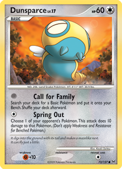 Dunsparce 73/127 Pokémon card from Platinuim for sale at best price
