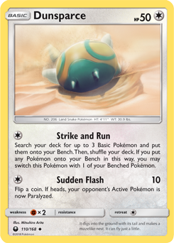 Dunsparce 110/168 Pokémon card from Celestial Storm for sale at best price