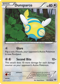 Dunsparce 101/146 Pokémon card from X&Y for sale at best price