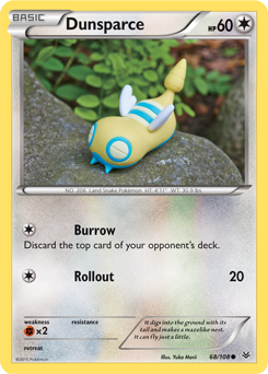 Dunsparce 68/108 Pokémon card from Roaring Skies for sale at best price