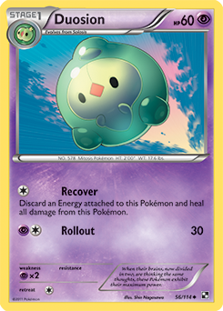 Duosion 56/114 Pokémon card from Black & White for sale at best price