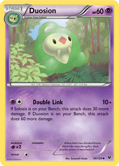 Duosion 34/124 Pokémon card from Fates Collide for sale at best price