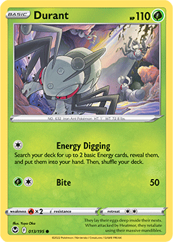 Durant 013/195 Pokémon card from Silver Tempest for sale at best price