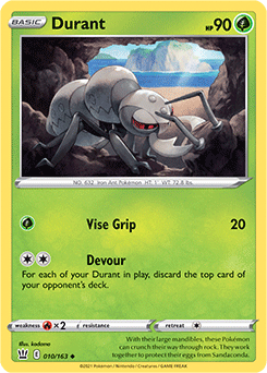 Durant 10/163 Pokémon card from Battle Styles for sale at best price