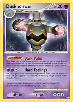 Dusknoir 2/130 Pokémon card from Diamond & Pearl for sale at best price