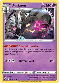 Dusknoir 062/172 Pokémon card from Brilliant Stars for sale at best price