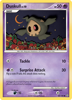 Duskull 60/100 Pokémon card from Stormfront for sale at best price