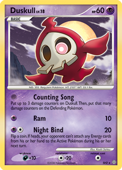 Duskull SH2 Pokémon card from Stormfront for sale at best price