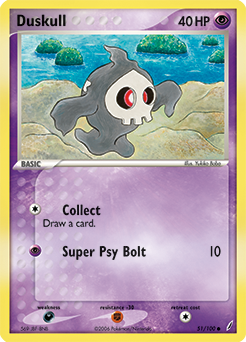 Carte Pokémon Skelenox 51/100 de la série Ex Gardiens de Cristal en vente au meilleur prix