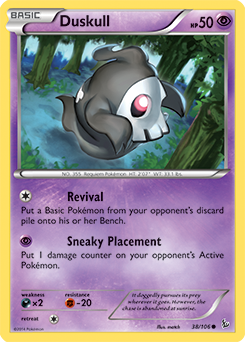 Duskull 38/106 Pokémon card from Flashfire for sale at best price