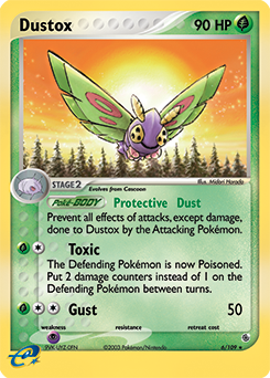 Dustox 6/109 Pokémon card from Ex Ruby & Sapphire for sale at best price