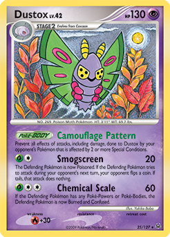 Dustox 25/127 Pokémon card from Platinuim for sale at best price