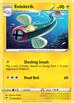 Eelektrik 058/185 Pokémon card from Vivid Voltage for sale at best price