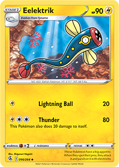 Eelektrik 96/264 Pokémon card from Fusion Strike for sale at best price