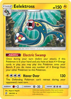 Eelektross 66/236 Pokémon card from Unified Minds for sale at best price