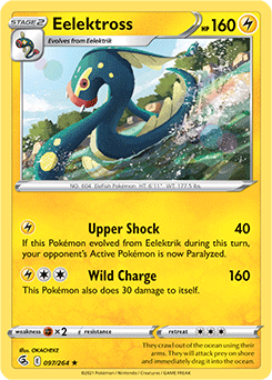 Eelektross 97/264 Pokémon card from Fusion Strike for sale at best price