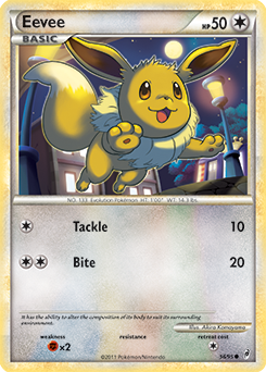 Eevee 56/95 Pokémon card from Call of Legends for sale at best price