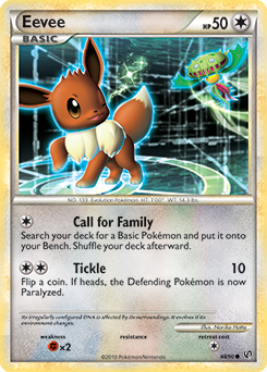 Eevee 48/90 Pokémon card from Undaunted for sale at best price