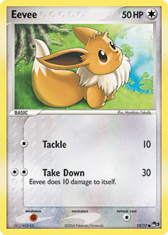 Carte Pokémon Evoli 13/17 de la série POP 3 en vente au meilleur prix