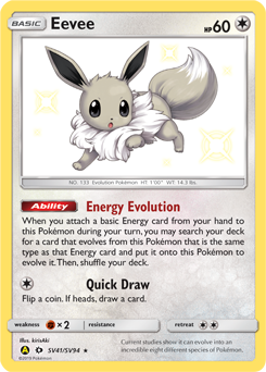 Eevee SV41/SV94 Pokémon card from Hidden Fates for sale at best price