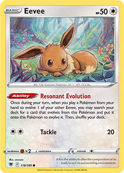 Eevee 119/189 Pokémon card from Astral Radiance for sale at best price