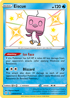 Shining Pokémon Pokémon card Eiscue SV035/SV122 from Shining Fates expansion