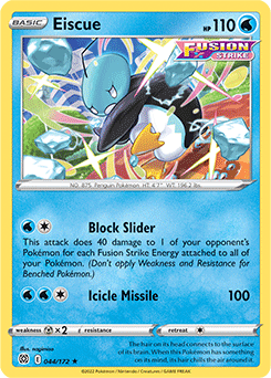 Carte Pokémon Rare Bekaglaçon 044/172 de la série Stars Étincelantes