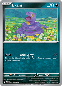 Ekans 23/165 Pokémon card from 151 for sale at best price