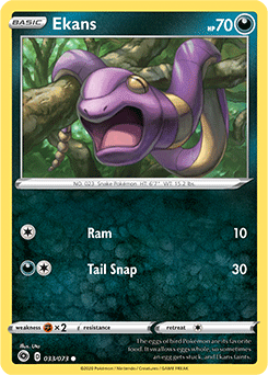 Ekans 033/073 Pokémon card from Champion s Path for sale at best price