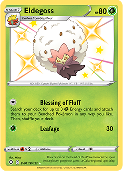 Shining Pokémon Pokémon card Eldegoss SV011/SV122 from Shining Fates expansion