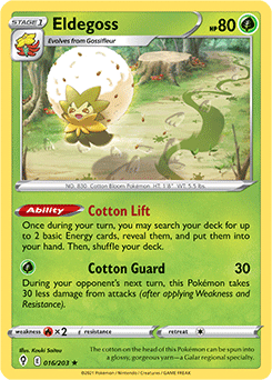 Eldegoss 16/203 Pokémon card from Evolving Skies for sale at best price