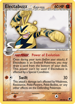 Electabuzz 29/101 Pokémon card from Ex Dragon Frontiers for sale at best price