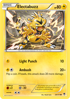 Electabuzz 29/111 Pokémon card from Furious Fists for sale at best price