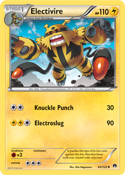 Electivire 43/122 Pokémon card from Breakpoint for sale at best price
