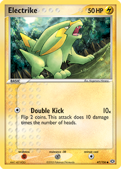 Electrike 47/106 Pokémon card from Ex Emerald for sale at best price