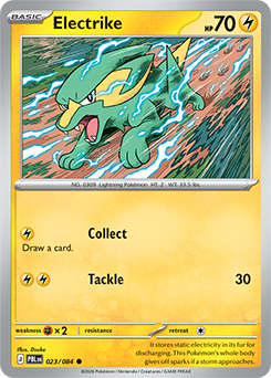 Carte Pokémon Communes Dynavolt 23/84 de la série Nuit Noire
