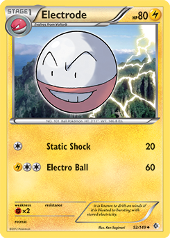 Electrode 52/149 Pokémon card from Boundaries Crossed for sale at best price