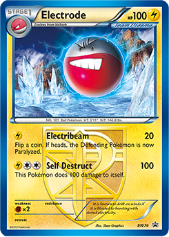 Electrode BW76 Pokémon card from Back & White Promos for sale at best price