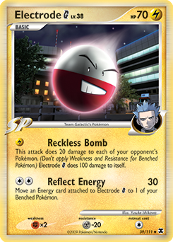 Electrode 39/111 Pokémon card from Rising Rivals for sale at best price