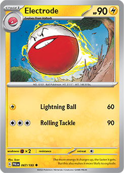 Electrode 067/193 Pokémon card from Paldea Evolved for sale at best price