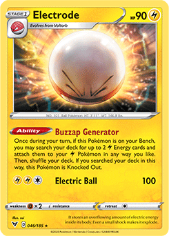 Electrode 046/185 Pokémon card from Vivid Voltage for sale at best price