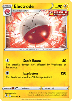 Electrode 88/264 Pokémon card from Fusion Strike for sale at best price