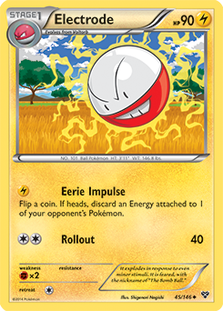 Electrode 45/146 Pokémon card from X&Y for sale at best price
