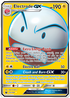 Electrode GX 155/168 Pokémon card from Celestial Storm for sale at best price