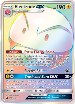 Electrode GX 172/168 Pokémon card from Celestial Storm for sale at best price