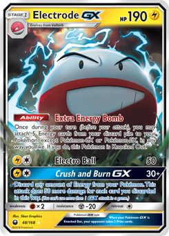 Electrode GX 48/168 Pokémon card from Celestial Storm for sale at best price