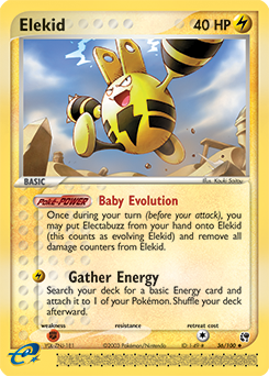 Elekid 36/100 Pokémon card from Ex Sandstorm for sale at best price
