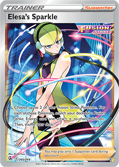 Elesa's Sparkle 260/264 Pokémon card from Fusion Strike for sale at best price